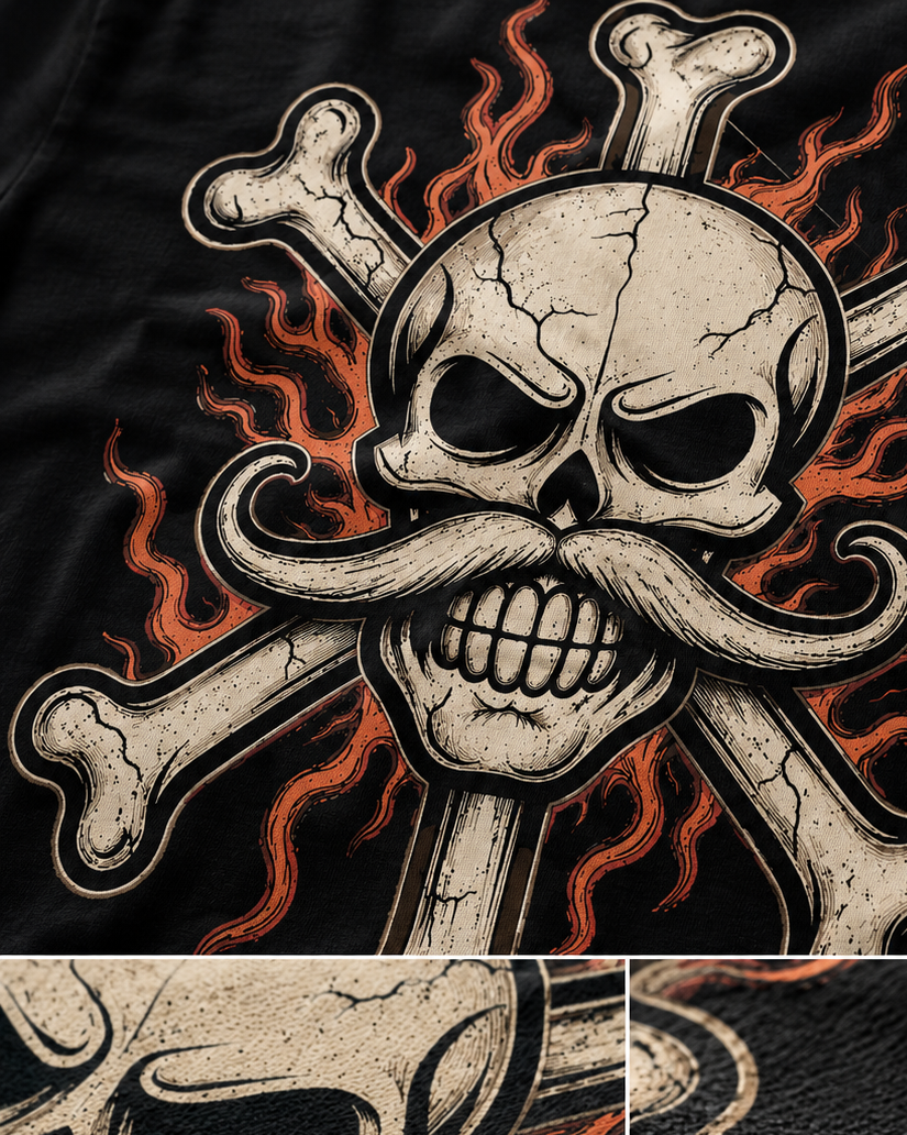 Deadly Skull oversized T-Shirt