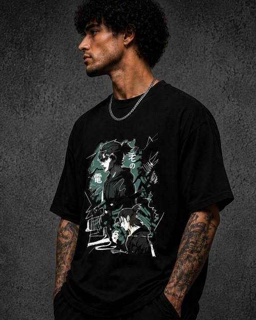 Eren Anime Oversized T-Shirt