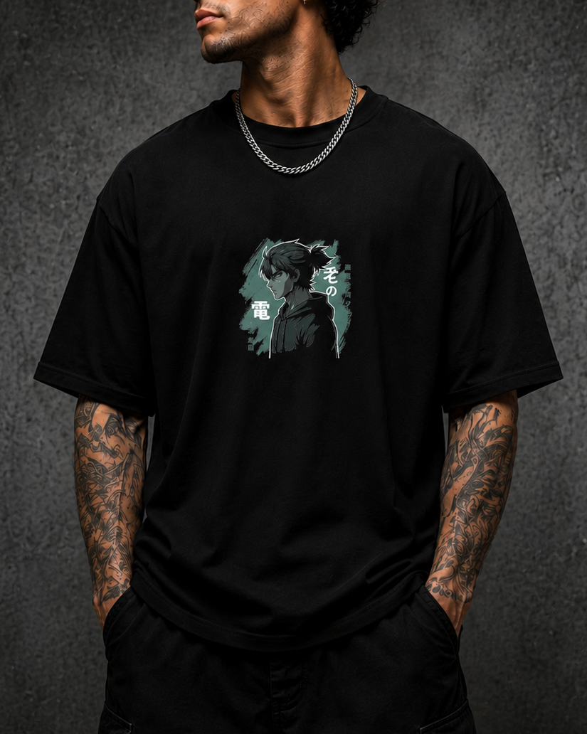 Eren Anime Oversized T-Shirt