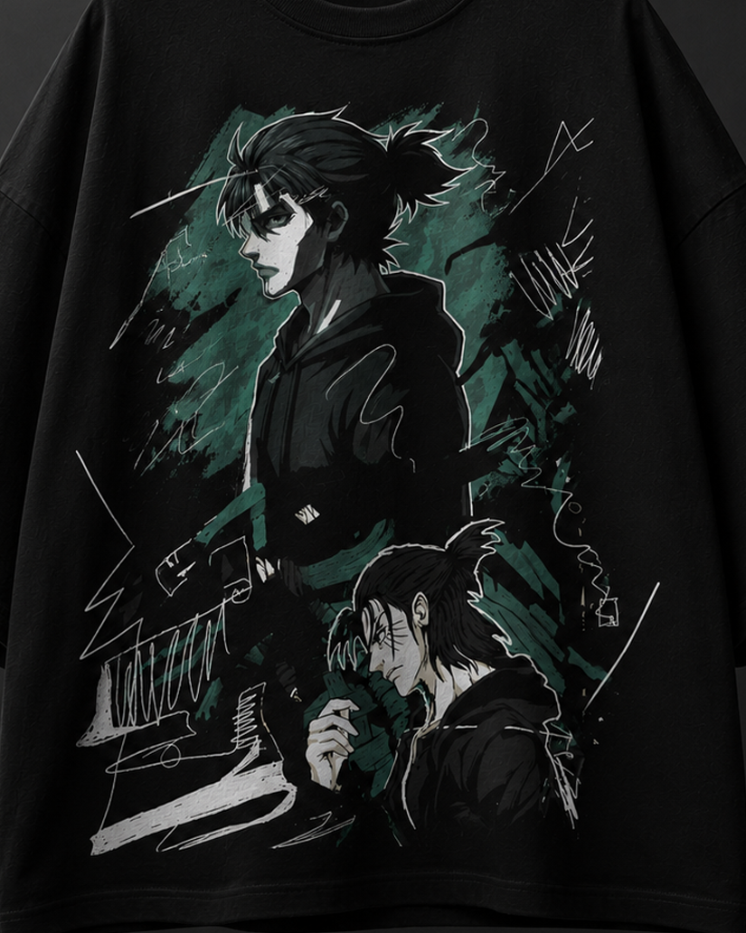 Eren Anime Oversized T-Shirt