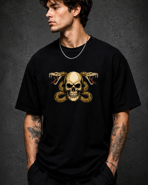 Freedom Skull oversized Tee