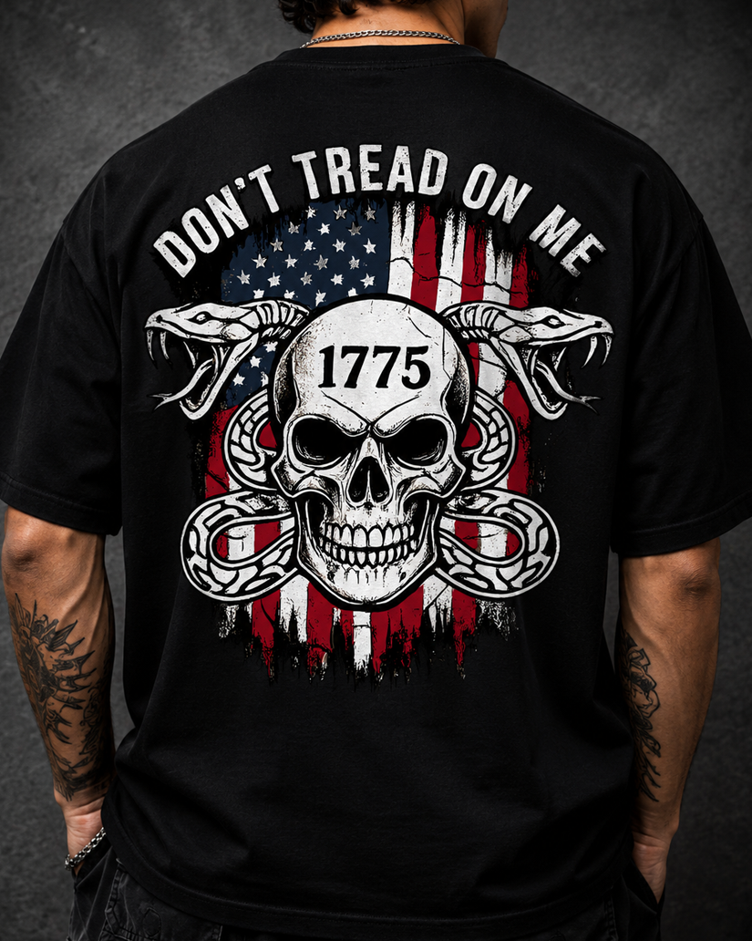 Freedom Skull oversized Tee