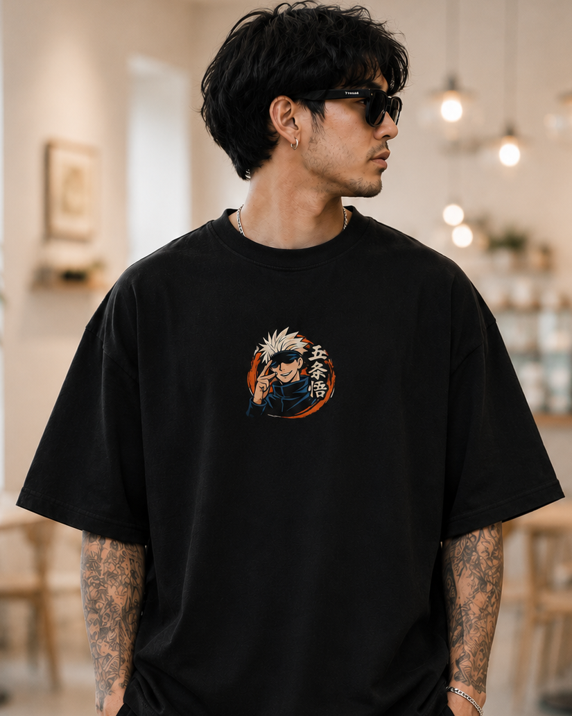 Gojo Anime Oversized T-Shirt