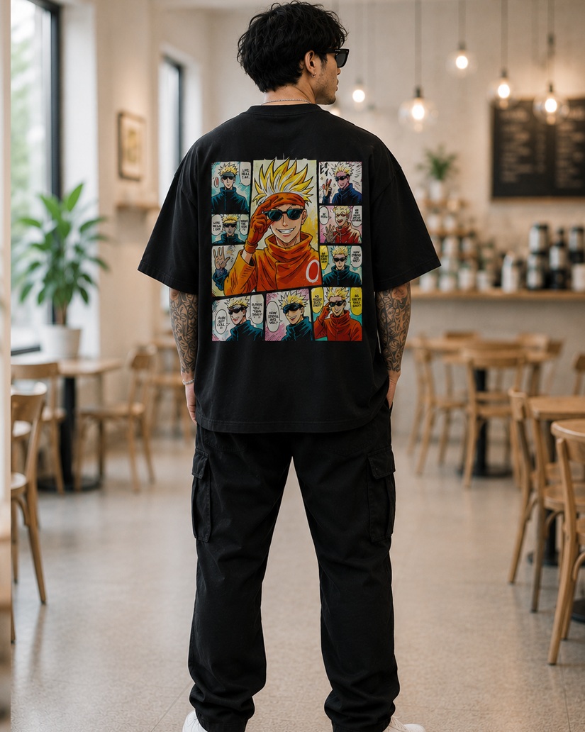 Gojo Anime Oversized T-Shirt
